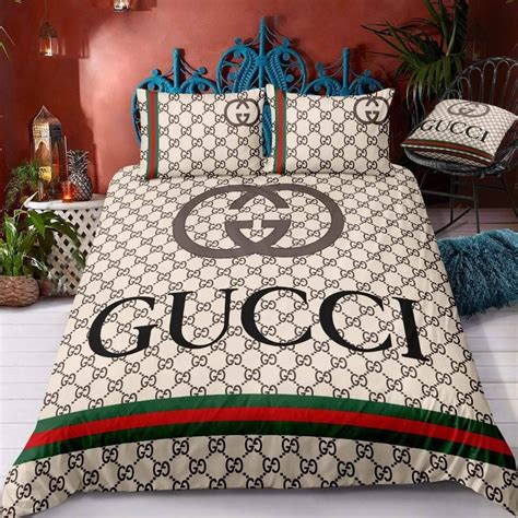 gucci bed sheet|Gucci comforter set queen.